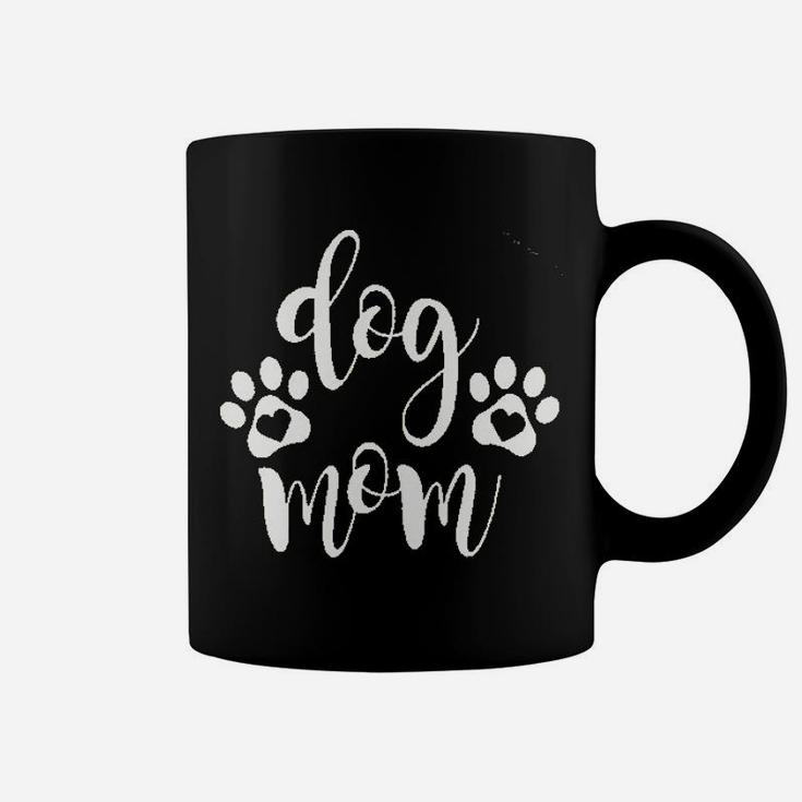 Dog Mom Dog Paw Coffee Mug