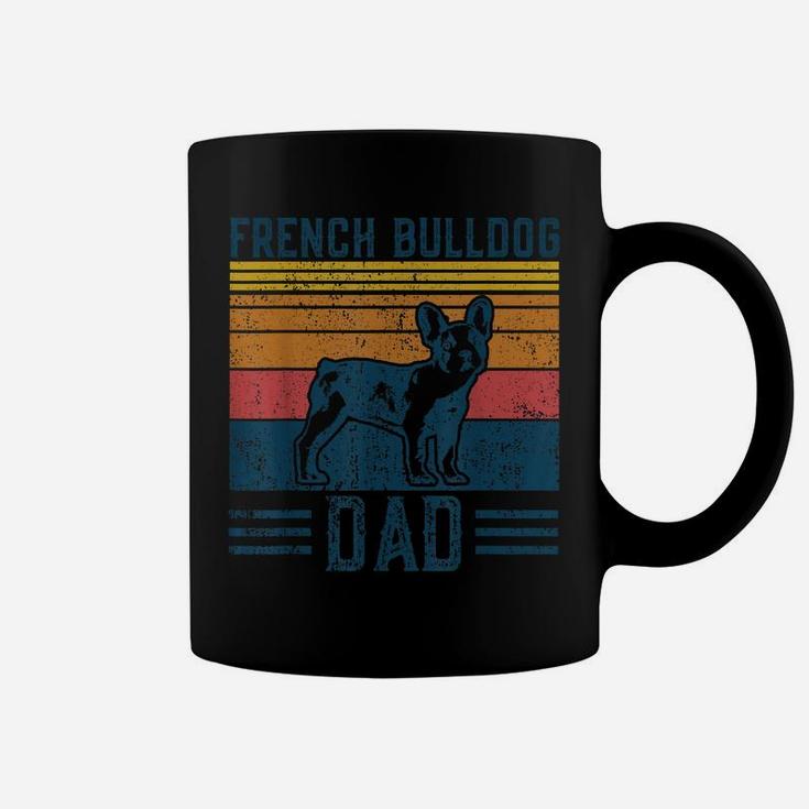 Dog | Frenchie Papa - Vintage French Bulldog Dad Coffee Mug