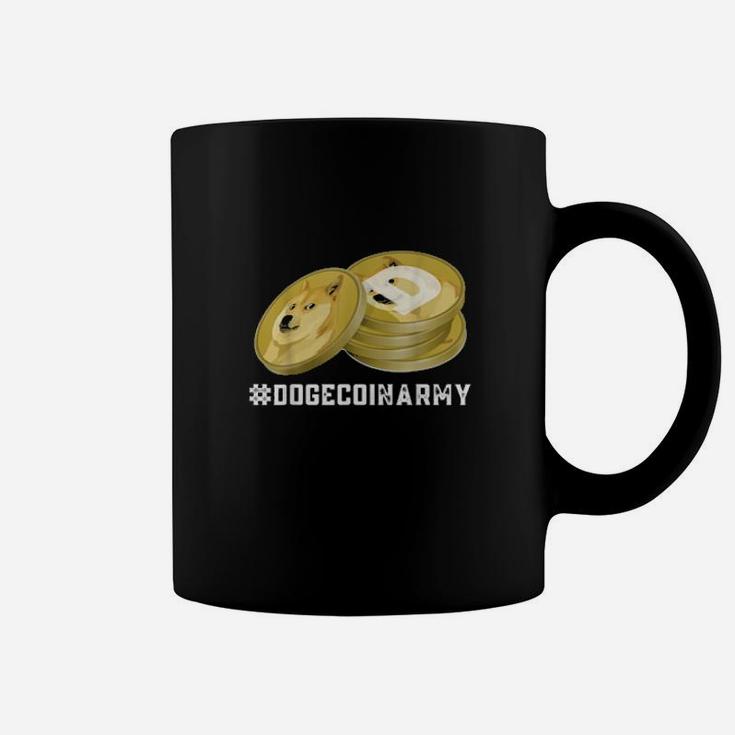 Dogecoinarmy Dogecoin Cryptocurrency Design Coffee Mug