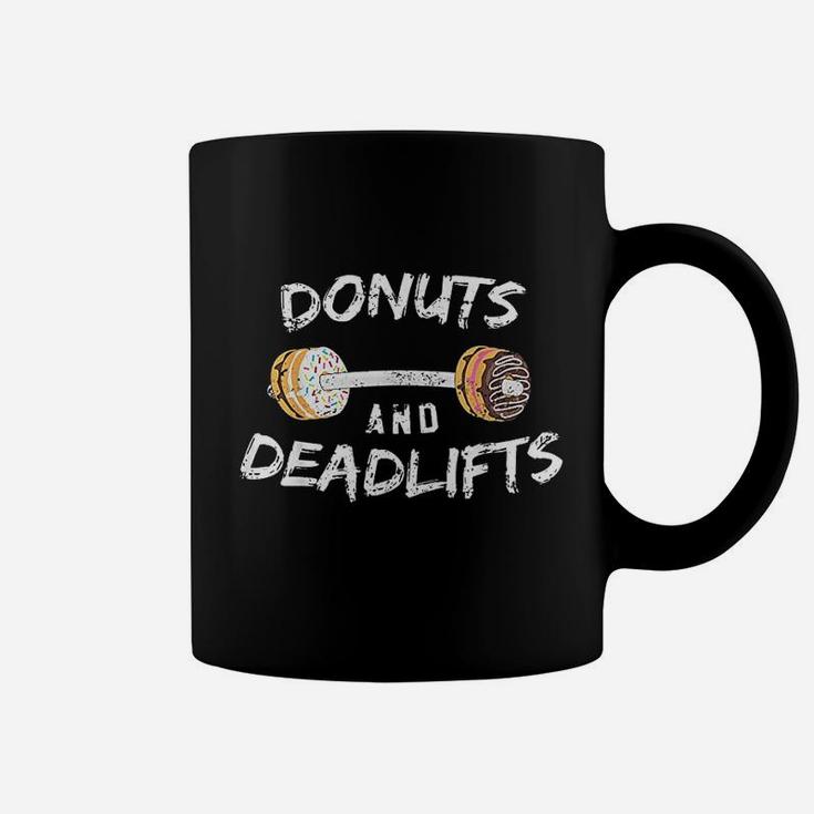 Donut Workout Funny Gift Donuts And Deadlifts Coffee Mug