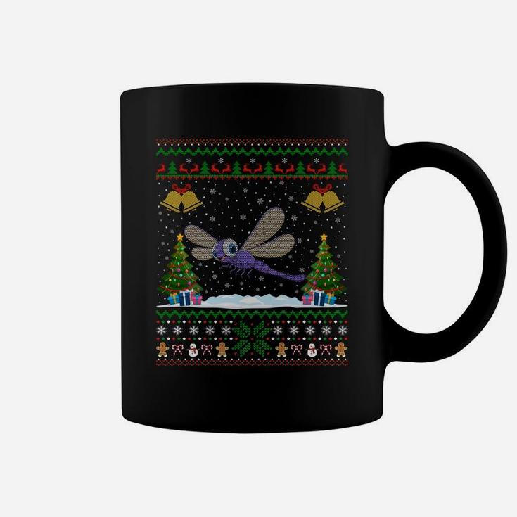 Dragonfly Bird Lover Xmas Gift Ugly Dragonfly Christmas Sweatshirt Coffee Mug