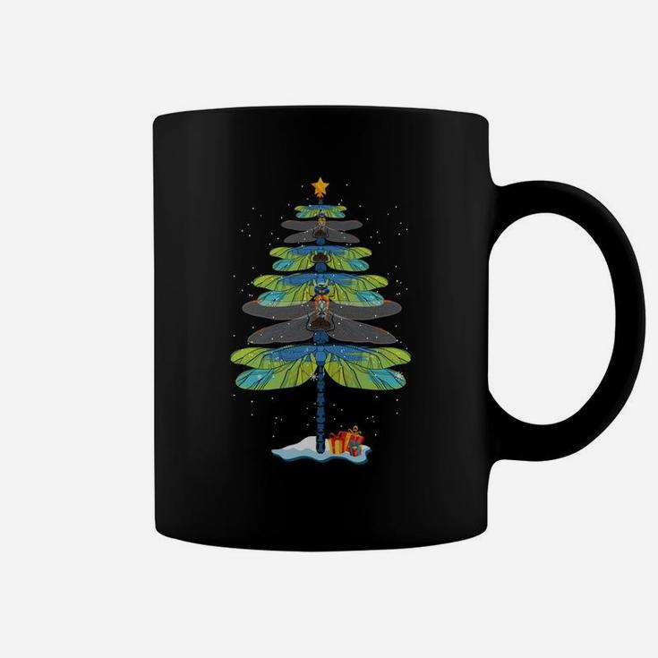Dragonfly Christmas Tree Christmas Spirit Animal Funny Sweatshirt Coffee Mug