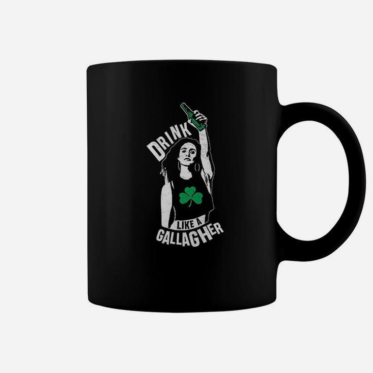 Drink Like A Gallagher Ladies Burnout Coffee Mug