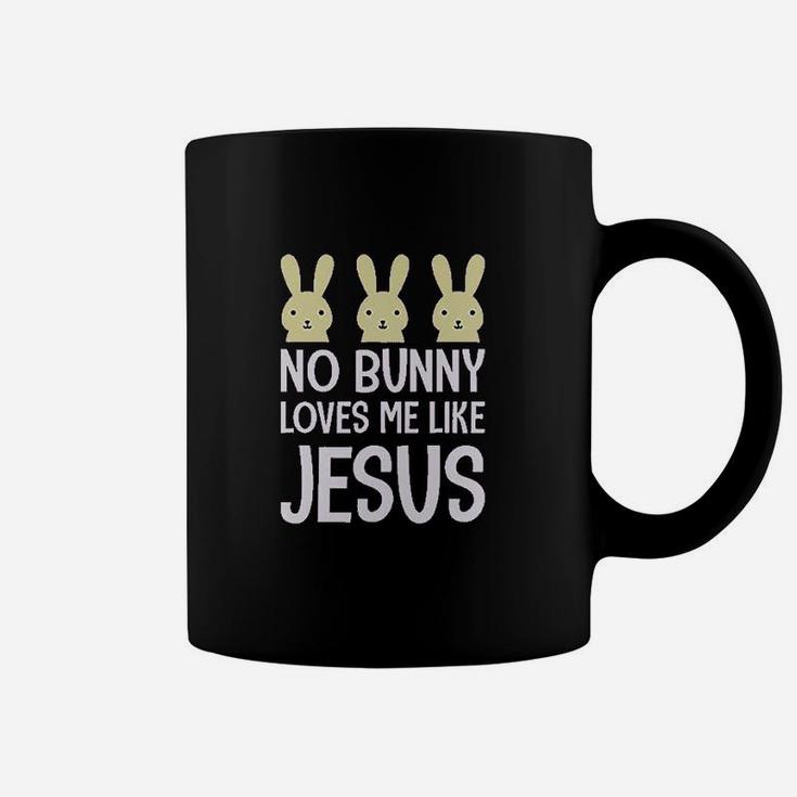 Easter Girl No Bunny Loves Me Like Jesus Coffee Mug