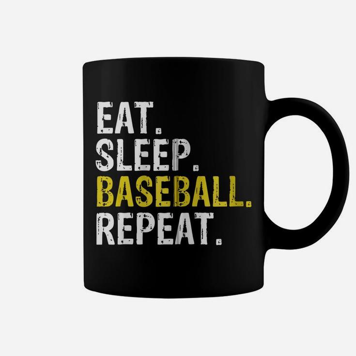 Eat Sleep Baseball Repeat Gift Zip Hoodie Coffee Mug