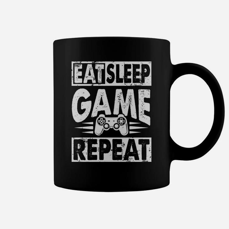 Eat Sleep Game Repeat Christmas Gifts For Boy Girl Gamer Tee Coffee Mug