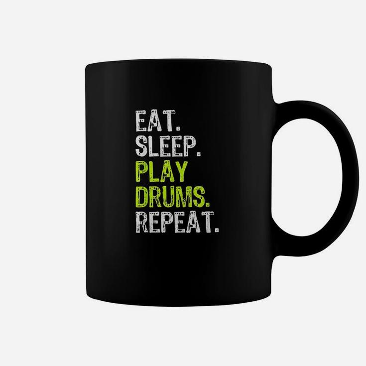 Eat Sleep Play Drums Repeat Drummer Gift Coffee Mug