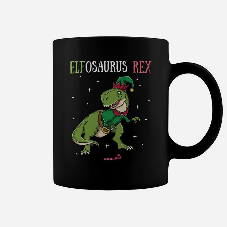 Elfosaurus T-Rex Elf Dinosaur Elves Christmas Dino Gift Sweatshirt Coffee Mug