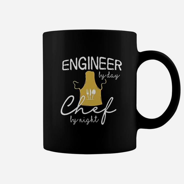 Engineer By Day Chef By Night Funny For Cooker Engineers Coffee Mug
