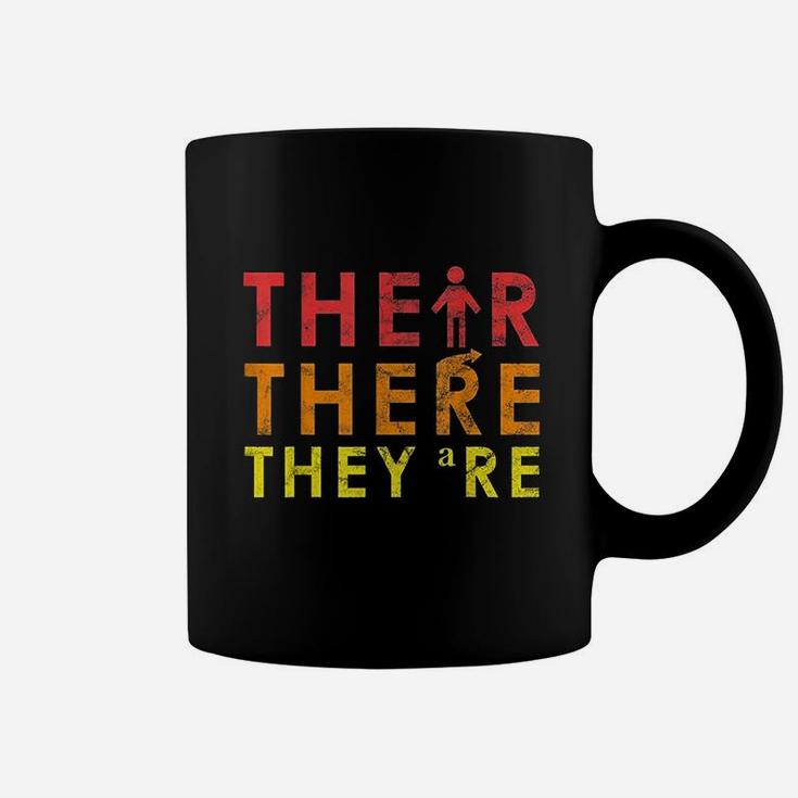 English Grammar Lesson There Their They Are Teacher Gift Coffee Mug