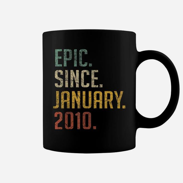 Epic Since January 2010 Shirt 10 Yrs Old 10Th Birthday Gift Coffee Mug