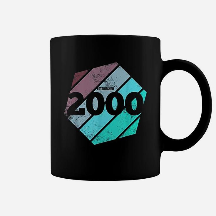 Established 2000 Vintage 21St Birthday Gift Retro Est 2000 Coffee Mug