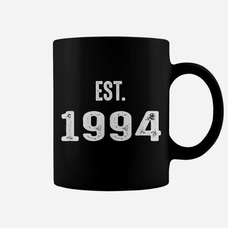 Established Or Est 1994 25Th Birthday Gift Vintage Coffee Mug