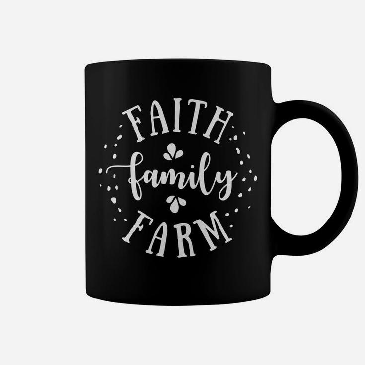 Faith Family Farm Country Farmer's Wife Gift Coffee Mug