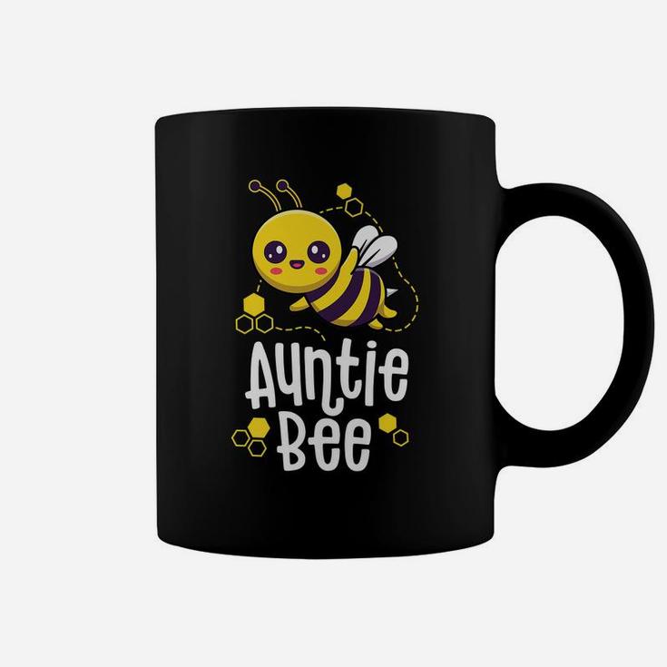 Family Bee Shirts Auntie Aunt Birthday First Bee Day Outfit Coffee Mug