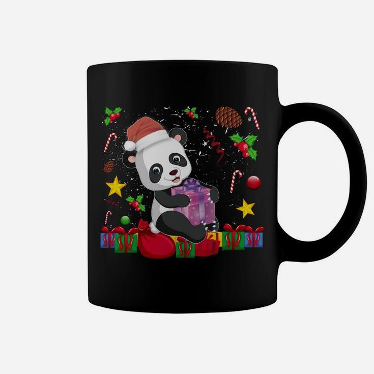 Family Matching Christmas Pajama Panda Lover Santa Xmas Gift Coffee Mug
