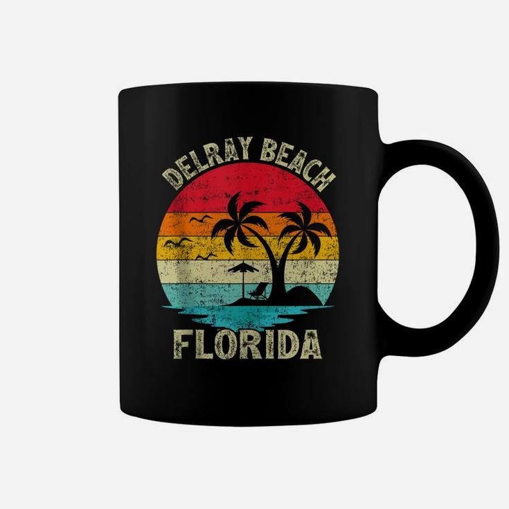 Family Vacation Vintage Retro Florida Delray Beach Coffee Mug