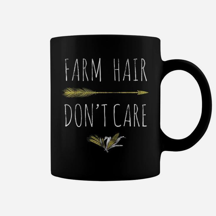 Farm Hair Don't Care Tee Farmers Women Christmas Gift Coffee Mug