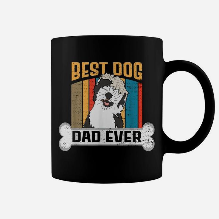 Fathers Day Sheepadoodle Dog Lover Shirt Best Dog Dad Ever Coffee Mug