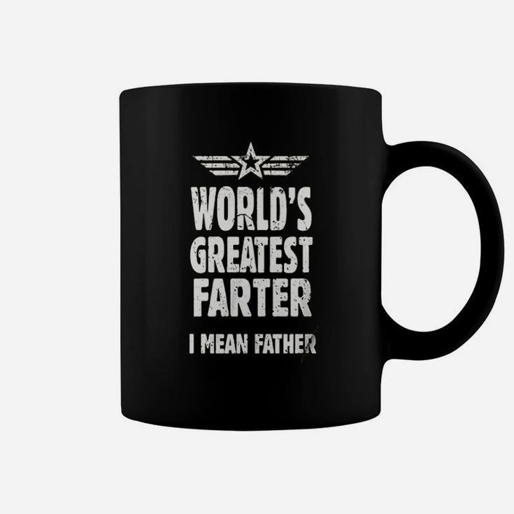 Fathers Day Worlds Greatest Farter Coffee Mug