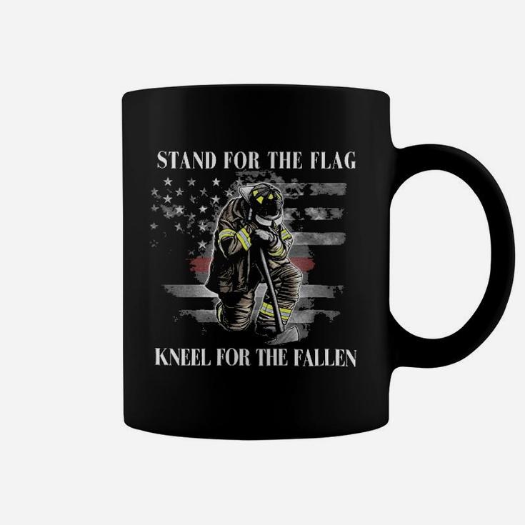 Fire Fighter  Firefighter American Flag Thin Red Line Coffee Mug
