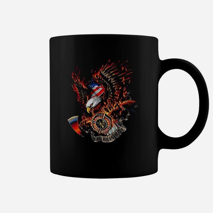 Firefighter Fear No Evil Dragon Coffee Mug