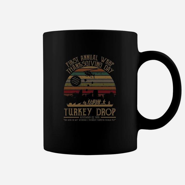 First Annual Wkrp Thanksgiving Day Turkey Drop Vintage Coffee Mug