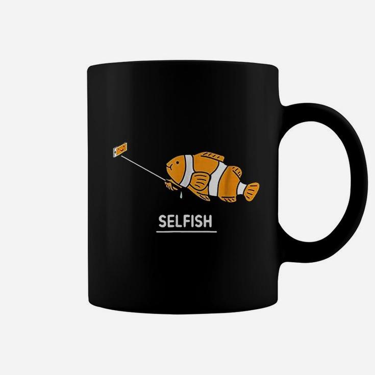 Fish Selfie Selfish Coffee Mug