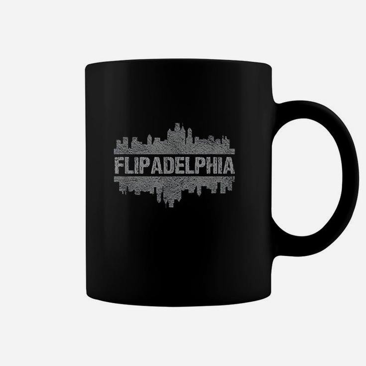 Flipadelphia Because Bad Things Happen In Philadelphia Coffee Mug