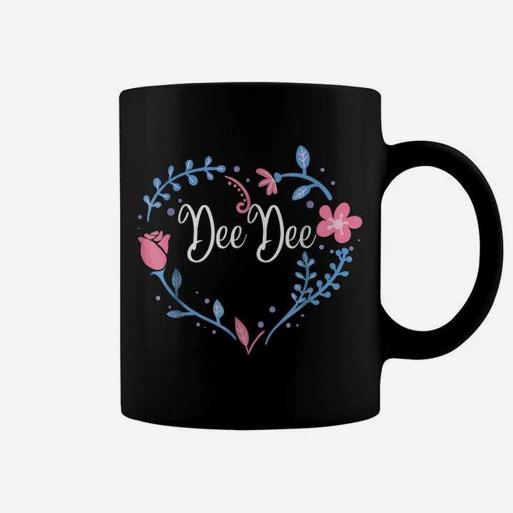 Flower Deedee  Grandma Christmas Birthday Gift Tee Coffee Mug