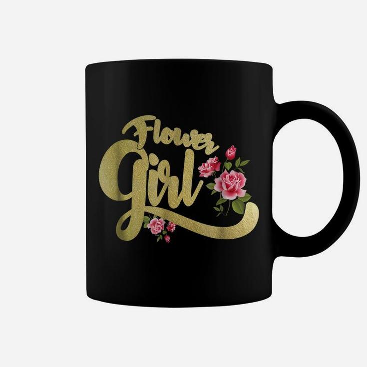 Flower Girl , Bride Groom Wedding Party Gift Coffee Mug