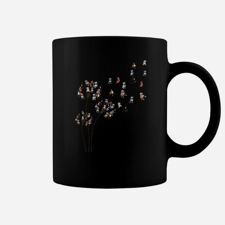 Flower Pitbull Animal Lovers Coffee Mug