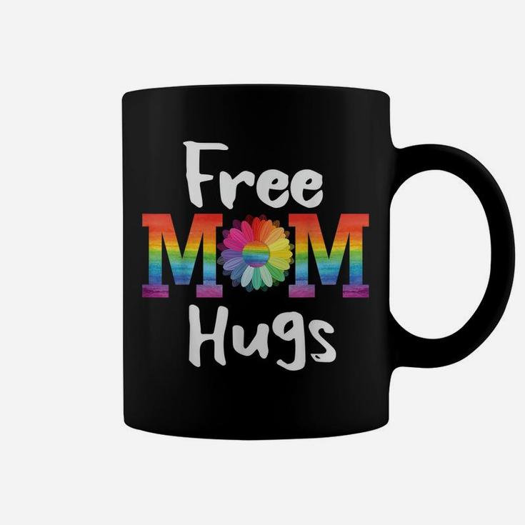 Free Mom Hugs  Lgbt Pride Parades Daisy Flower Shirt Coffee Mug