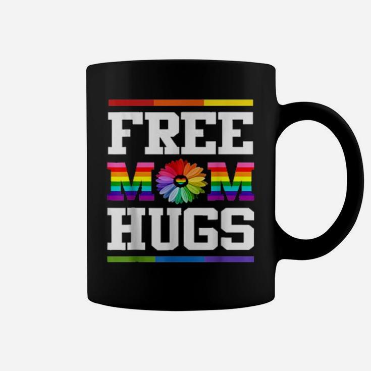 Free Mom Hugs Pride Lgbt Coffee Mug