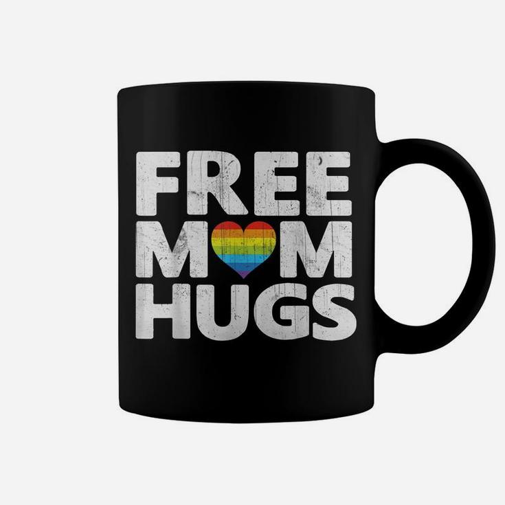 Free Mom Hugs Tshirt, Free Mom Hugs Rainbow Gay Pride Shirt Coffee Mug