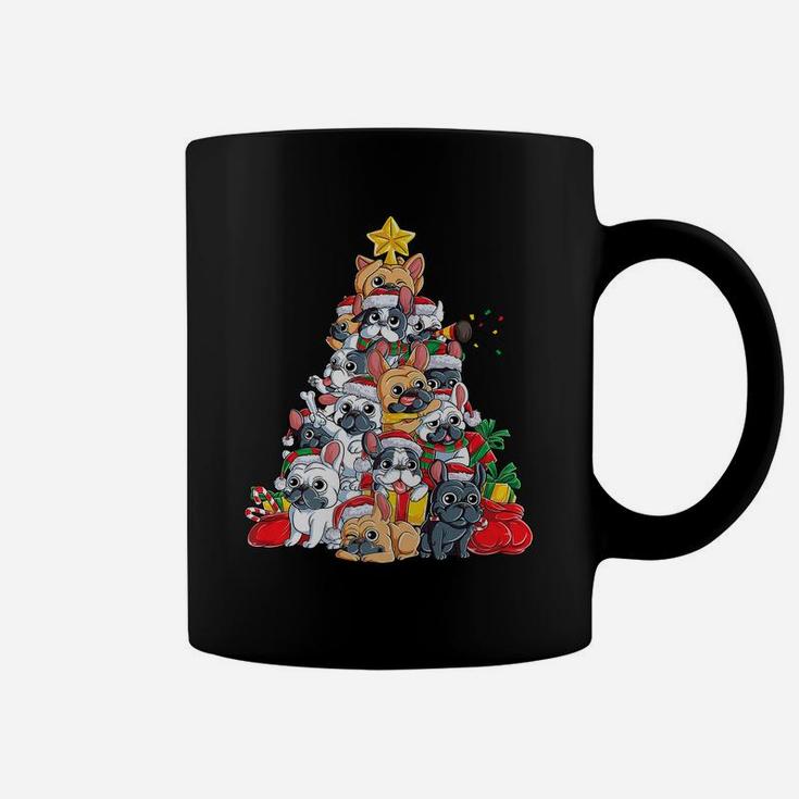 French Bulldog Christmas Tree Dog Santa Xmas Gifts Boys Kids Coffee Mug