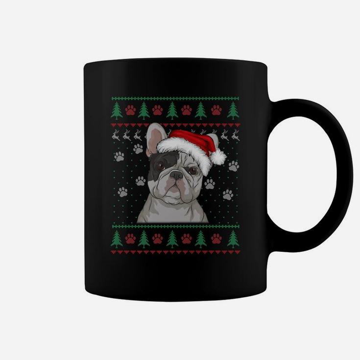 French Bulldog Christmas Ugly Sweater Funny Dog Lover Coffee Mug