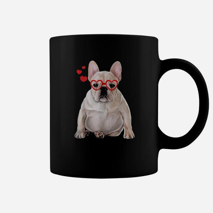French Bulldog Cute Dog Valentine Heart Coffee Mug