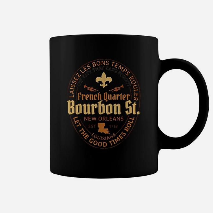 French Quarter Bourbon St New Orleans Souvenir Gift Coffee Mug