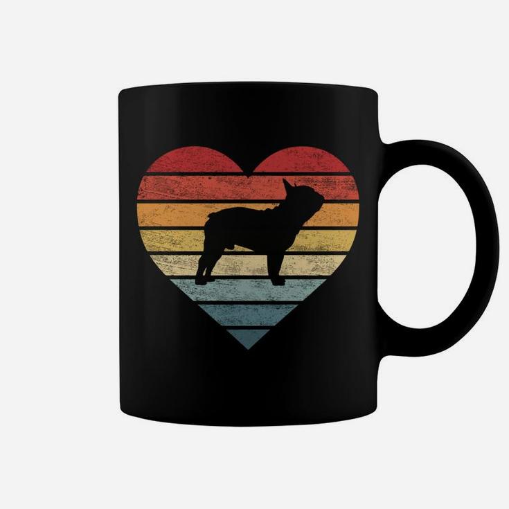 Frenchie Lover Owner Gifts Retro Sunset Dog Silhouette Mom Coffee Mug