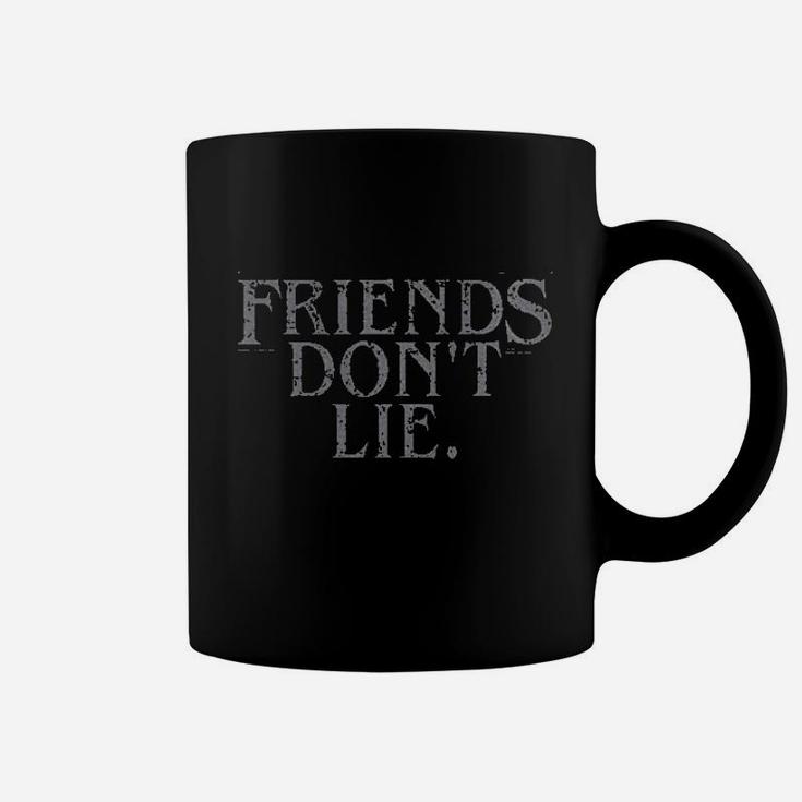 Friends Dont Lie Relaxed Coffee Mug