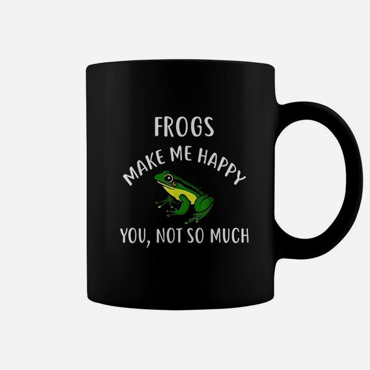 Frogs Make Me Happy Coffee Mug