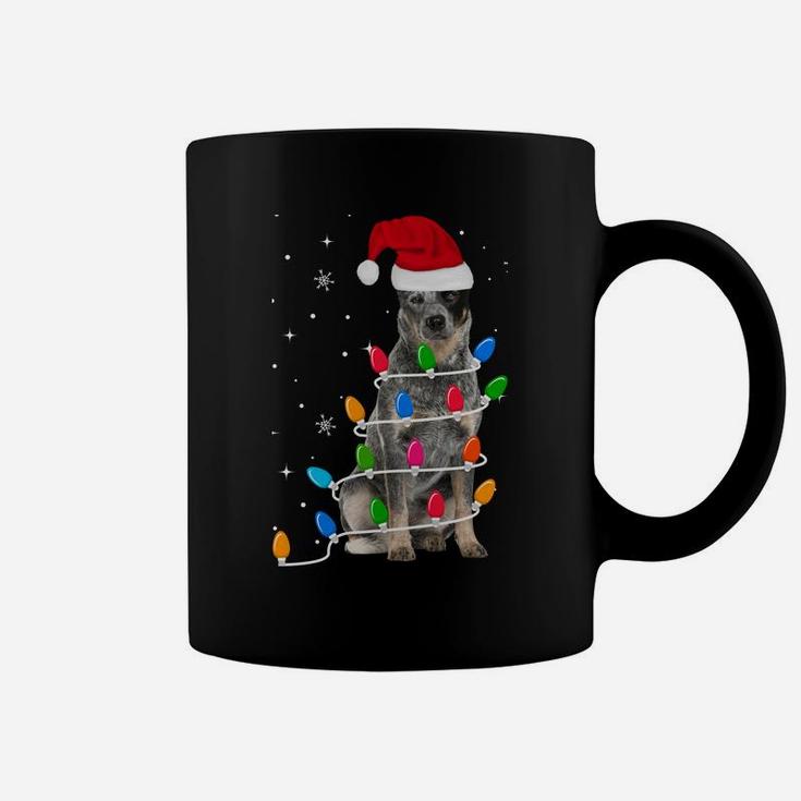 Funny Australian Cattle Christmas Light Gifts Xmas Sweatshirt Coffee Mug