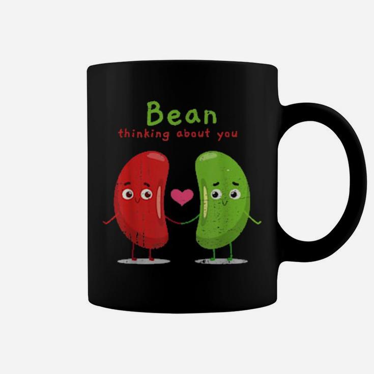 Funny Beans Valentines Day Think Love Coffee Mug