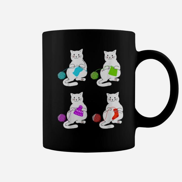 Funny Cats Yarn Cat Quilting Cat Crotches Coffee Mug