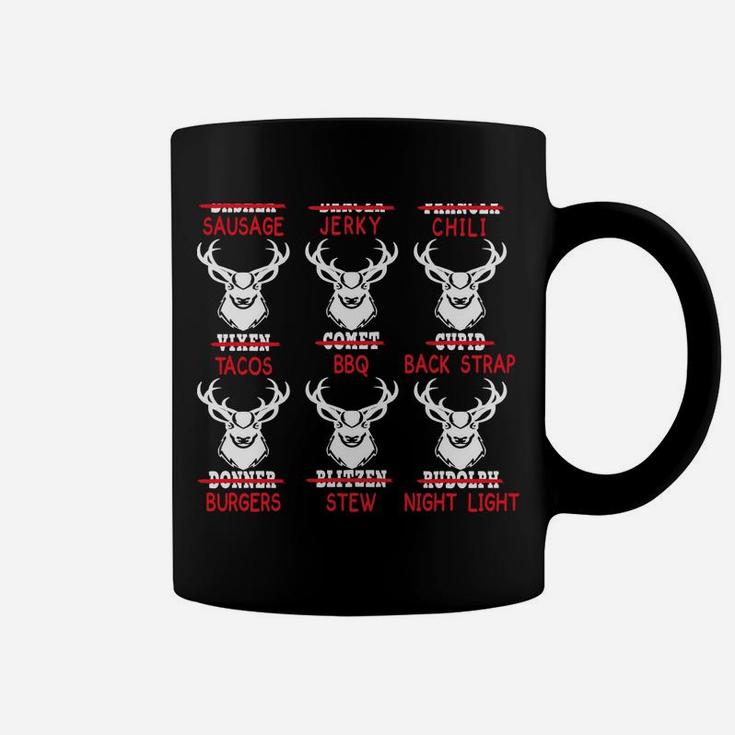 Funny Christmas Deer Bow Hunting Santa Men Women Hunter Gift Coffee Mug