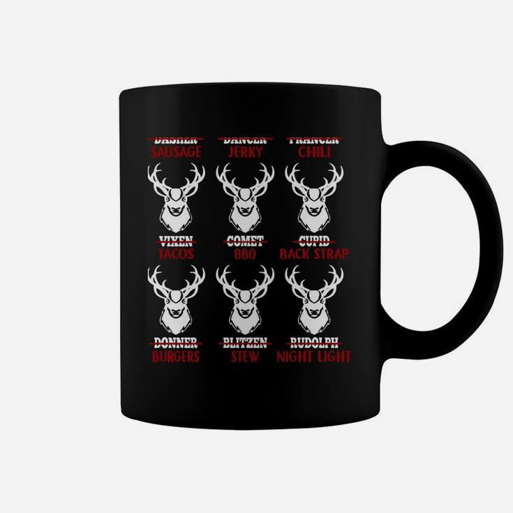 Funny Christmas Deer Bow Hunting Santa Men Women Hunter Gift Sweatshirt Coffee Mug