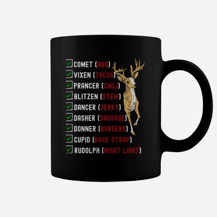 Funny Christmas Deer Hunting Santa Reindeer Men Hunter Gift Coffee Mug
