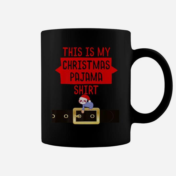Funny Christmas Family Matching Pajama Sloth Santa Xmas Gift Coffee Mug