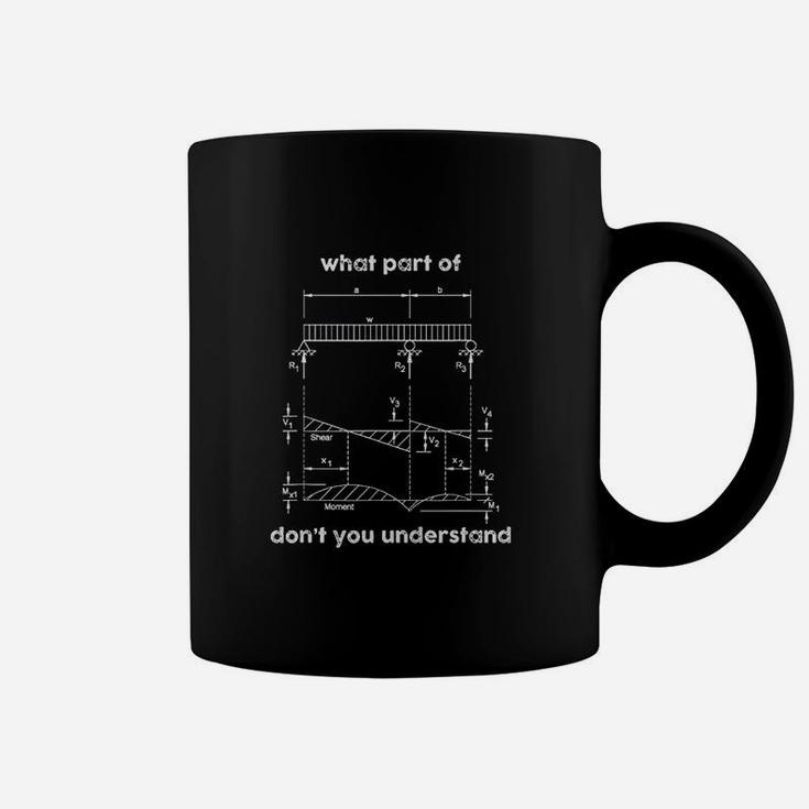 Funny Civil Engineering Continuous Beam Coffee Mug